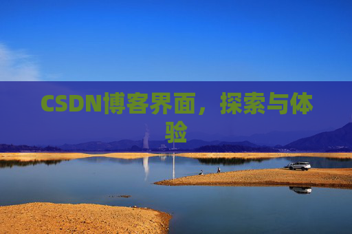 CSDN博客界面，探索与体验